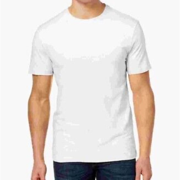 NWT Club Room Men's Performance Crew Neck T-Shirt  White Size LARGE - Picture 1 of 9